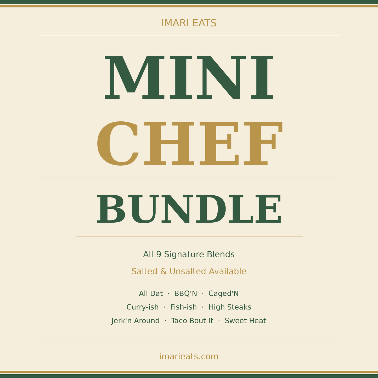 Mini Chef Bundles
